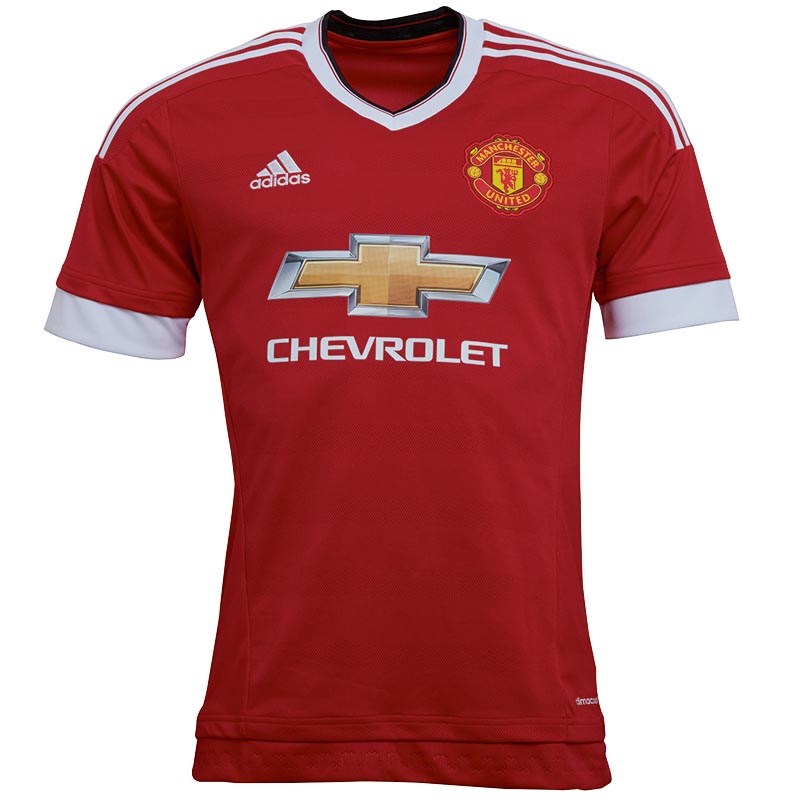 MUFC Manchester United Home Shirt Real Red @ M&M Direct | ShareUKDeals.com